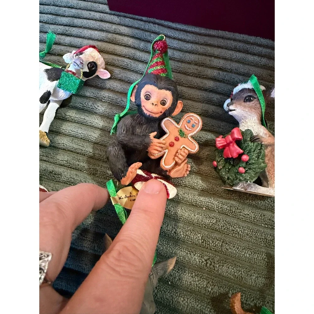 The‎ Danbury Mint Baby Animal Ornaments Collection Set Of 10 Christmas Holiday